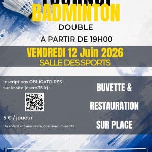 Tournoi de Badminton Double